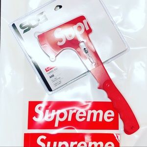 Supreme x SOG Hand Axe Red SS18